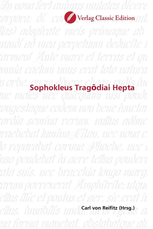 Produktbild: Sophokleus Trag&iquest;diai Hepta