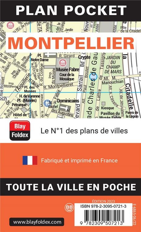 Produktbild: Montpellier : Plan Pocket (Edition 2023)