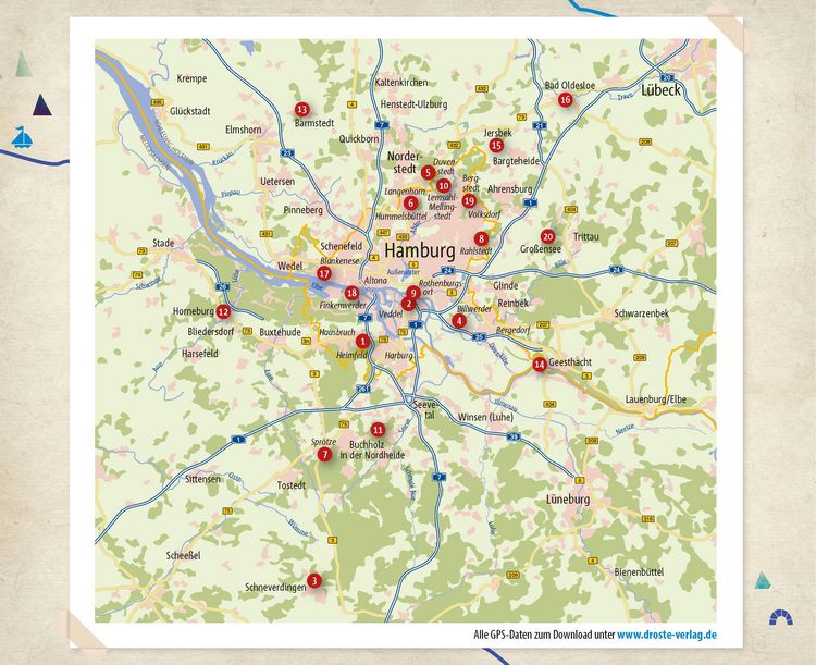 Produktbild: In und um Hamburg. Wandern f&uuml;r die Seele