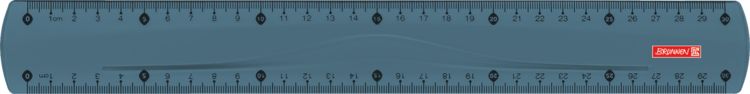 Produktbild: Brunnen Lineal Colour Code &brvbar; 30 cm, denim