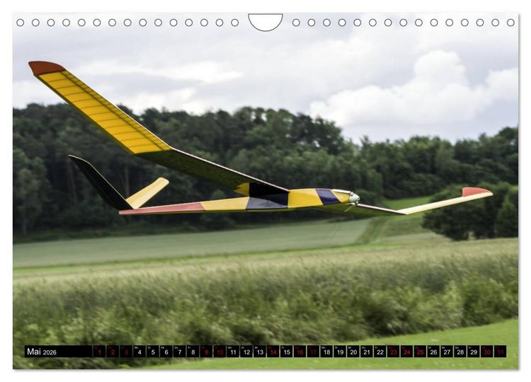 Produktbild: F-5J Segler, Bilder zur Bavarian Open Serie (Wandkalender 2026 DIN A4 quer), CALVENDO Monatskalender