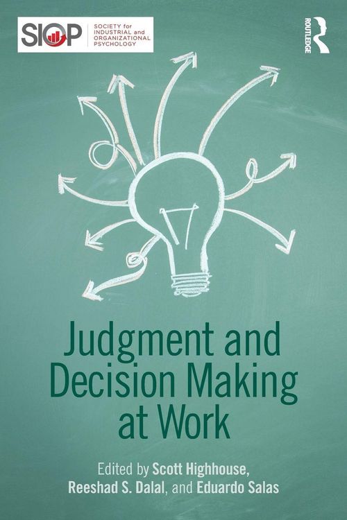 Produktbild: Judgment and Decision Making at Work