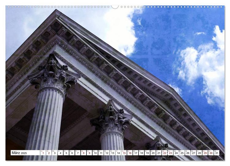 Magisches Darmstadt (Wandkalender 2025 DIN A2 quer), CALVENDO Monatskalender