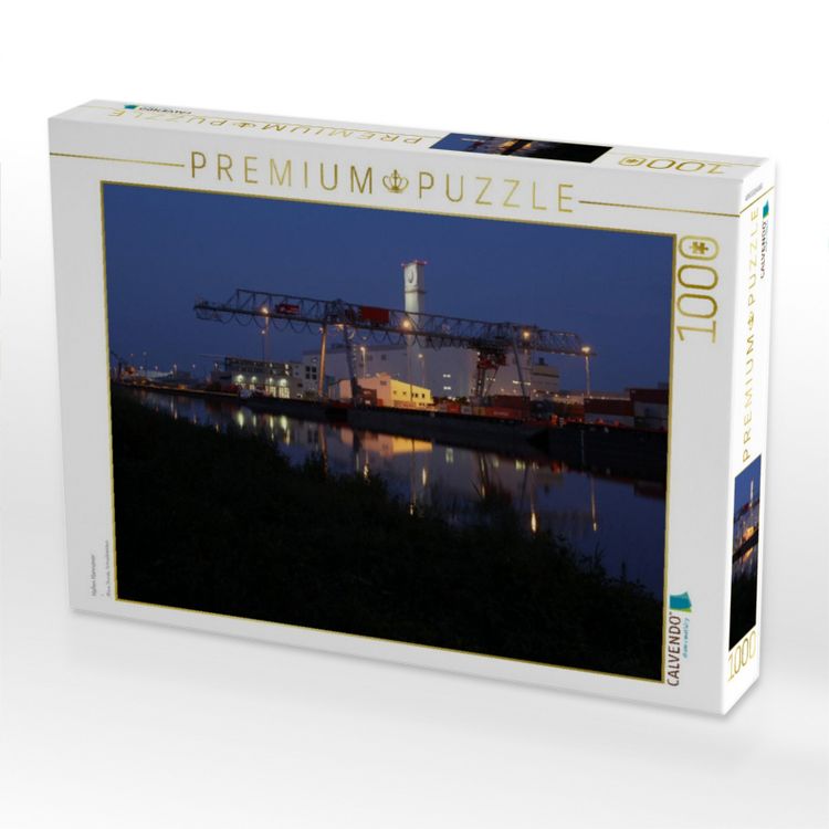 Produktbild: CALVENDO Puzzle Hafen Hannover | 1000 Teile Lege-Gr&ouml;&szlig;e 64x48cm Foto-Puzzle f&uuml;r gl&uuml;ckliche Stunden