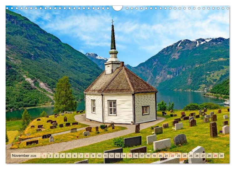 Produktbild: K&ouml;nigsroute Norwegens (Wandkalender 2026 DIN A3 quer), CALVENDO Monatskalender
