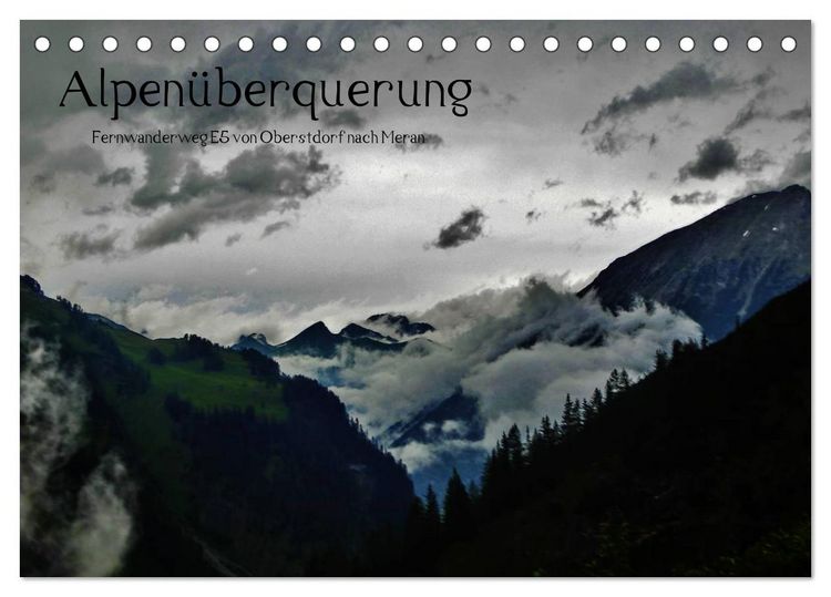 Produktbild: Alpen&uuml;berquerung (Tischkalender 2026 DIN A5 quer), CALVENDO Monatskalender
