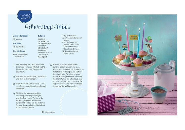 Mini-Muffins - Die besten Rezepte. Schnelle Backrezepte für süße und herzhafte kleine Kuchen