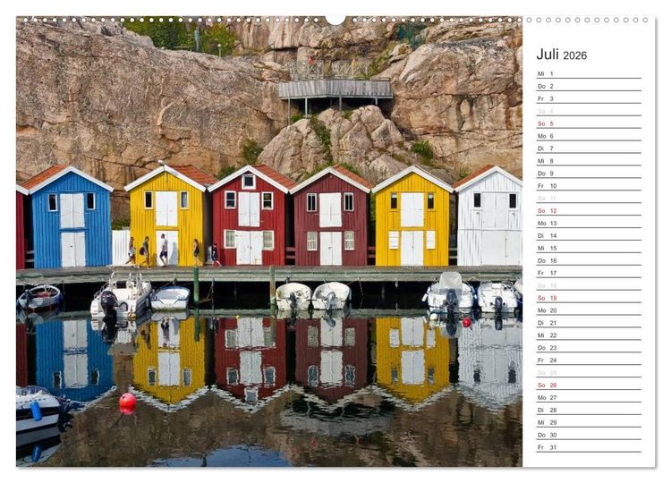 Produktbild: Unterwegs in Schweden (hochwertiger Premium Wandkalender 2026 DIN A2 quer), Kunstdruck in Hochglanz