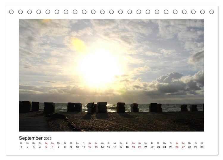Produktbild: Fehmarn - Bewegende Momente (Tischkalender 2026 DIN A5 quer), CALVENDO Monatskalender