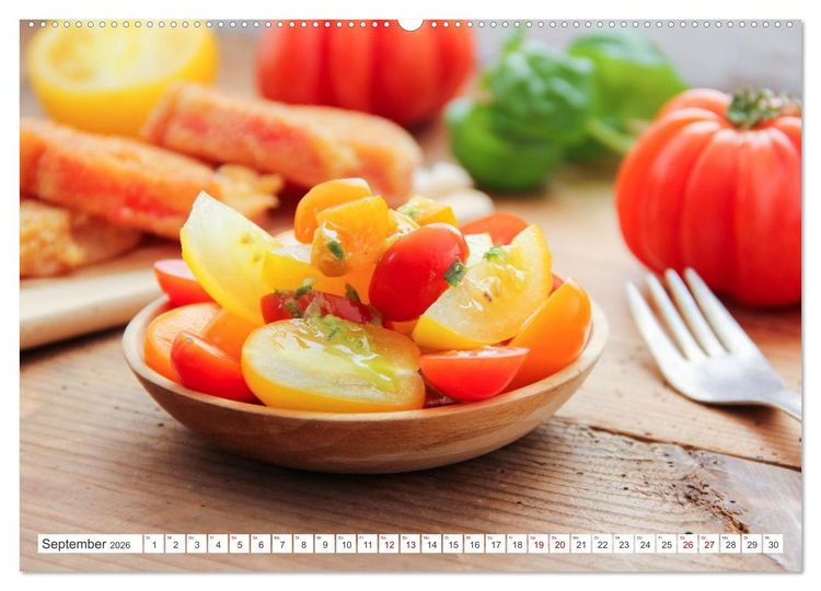 Produktbild: Alte Historische Tomaten (hochwertiger Premium Wandkalender 2026 DIN A2 quer), Kunstdruck in Hochglanz