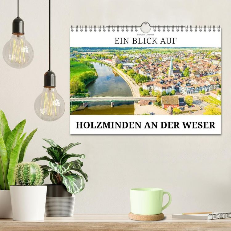 Produktbild: Ein Blick auf Holzminden an der Weser (Wandkalender 2026 DIN A4 quer), CALVENDO Monatskalender