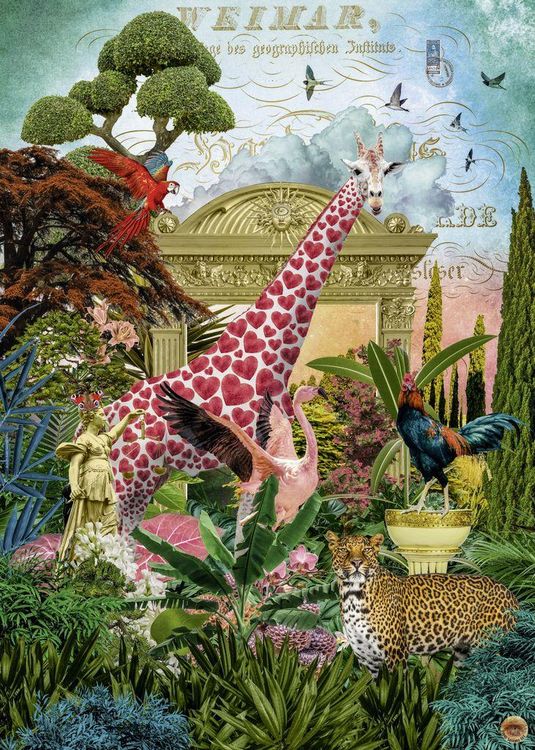 Produktbild: GIRAFFOLOVE, HEYE Puzzle von Rie Tokimatsu