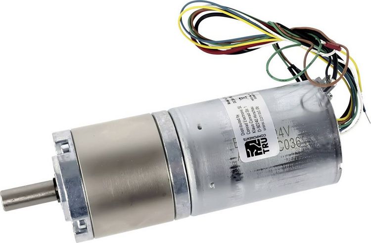 Produktbild: TRU COMPONENTS Gleichstrom-Getriebemotor TC-NPG242048BL TC-13609532 24 V/DC 2.5 A 0.65 Nm 470 U/min Wellen-Durchmesser: 8 mm 1 St.