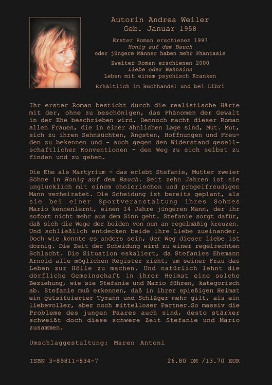 Produktbild: Honig auf dem Bauch