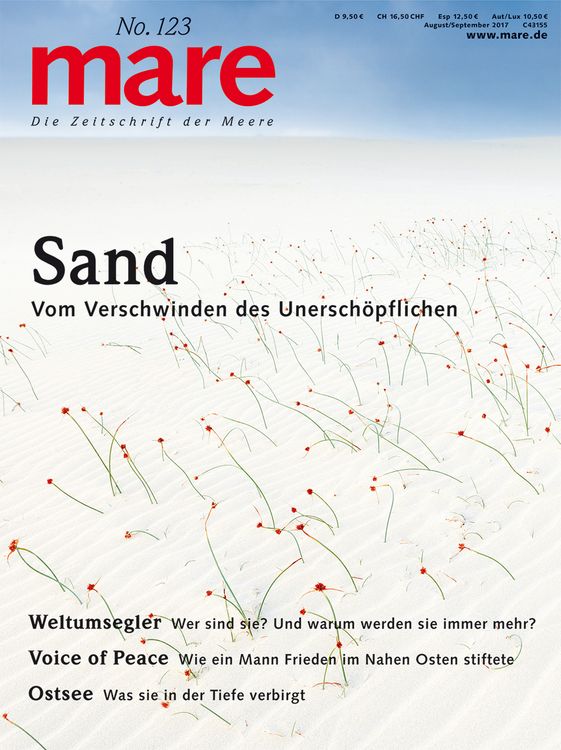 Produktbild: mare - Die Zeitschrift der Meere / No. 123 / Sand