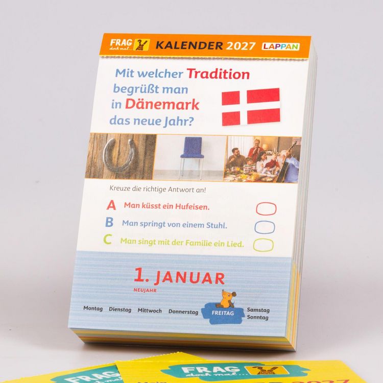 Produktbild: Frag doch mal ... die Maus: Tageskalender 2027 &ndash; Mein Kalender f&uuml;r jeden Tag!