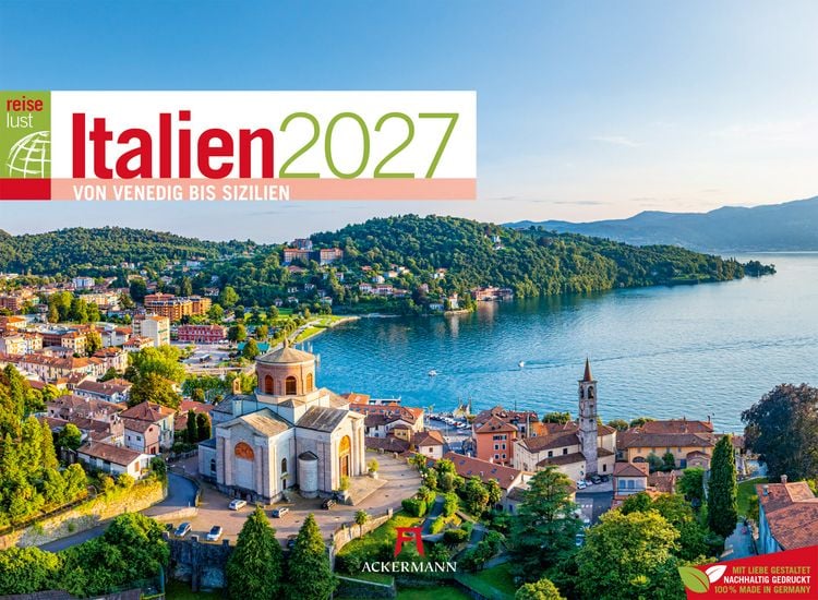 Produktbild: Italien ReiseLust Kalender 2027 | von Venedig bis Sizilien