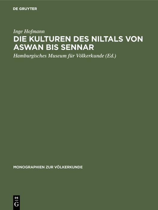 Produktbild: Die Kulturen des Niltals von Aswan bis Sennar