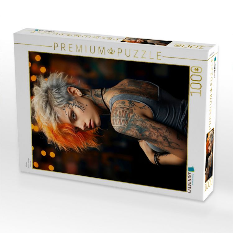 Produktbild: CALVENDO Puzzle Tattoos | 1000 Teile Lege-Gr&ouml;&szlig;e 64x48cm Foto-Puzzle f&uuml;r gl&uuml;ckliche Stunden