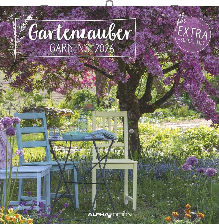 Bild vom Artikel Gartenzauber 2026 - Broschürenkalender 30x30 cm (30x60 geöffnet) - Kalender mit Platz für Notizen - Gardens - Bildkalender - Wandplaner - Gartenkalend vom Autor Alpha Edition