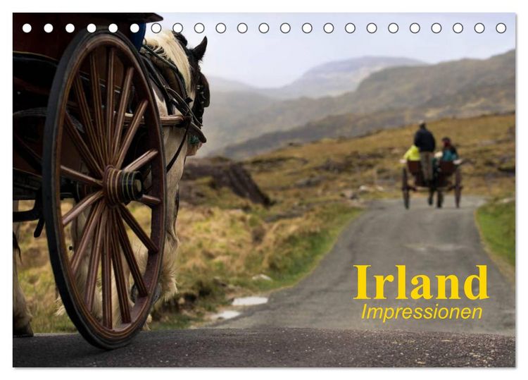 Produktbild: Irland &bull; Impressionen (Tischkalender 2026 DIN A5 quer), CALVENDO Monatskalender