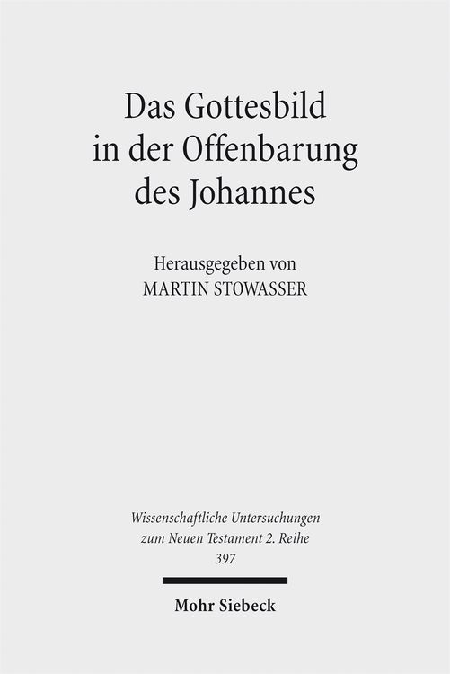 Produktbild: Das Gottesbild in der Offenbarung des Johannes