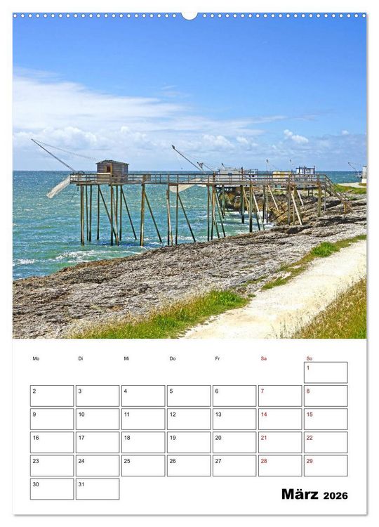 Produktbild: Frankreich erleben (Wandkalender 2026 DIN A2 hoch), CALVENDO Monatskalender