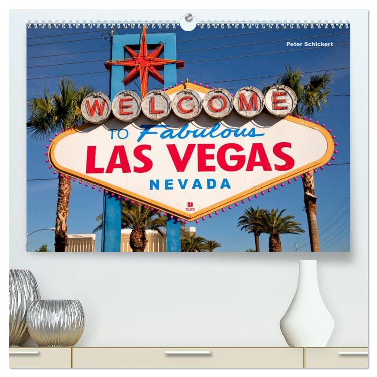 Produktbild: Las Vegas (hochwertiger Premium Wandkalender 2026 DIN A2 quer), Kunstdruck in Hochglanz