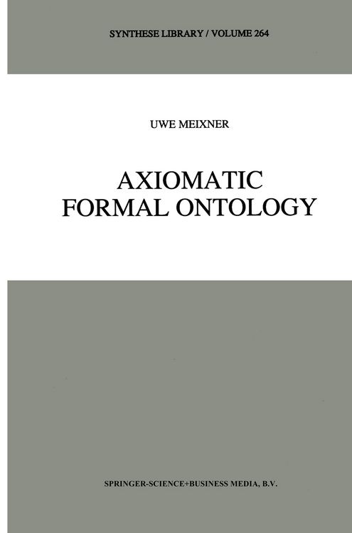 Produktbild: Axiomatic Formal Ontology
