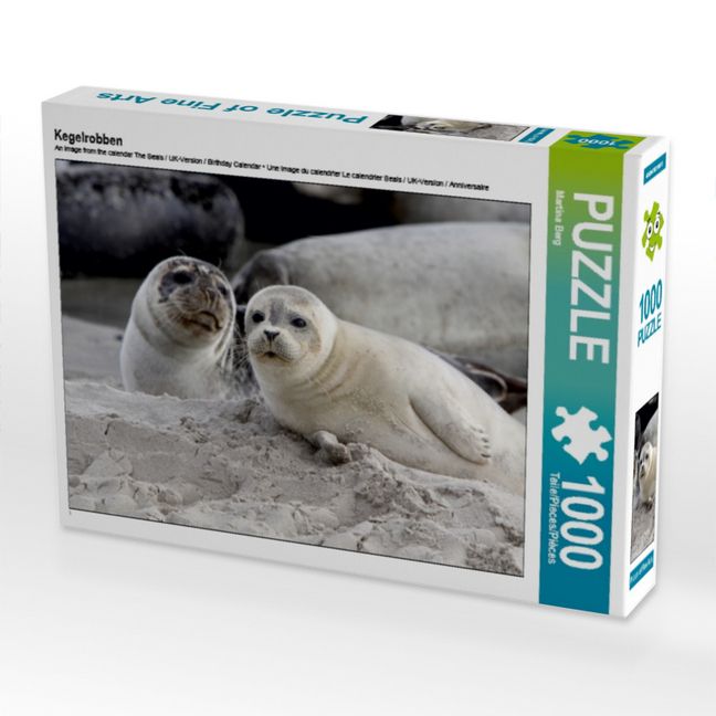 Produktbild: CALVENDO Puzzle Kegelrobben | 1000 Teile Lege-Gr&ouml;&szlig;e 64x48cm Foto-Puzzle f&uuml;r gl&uuml;ckliche Stunden
