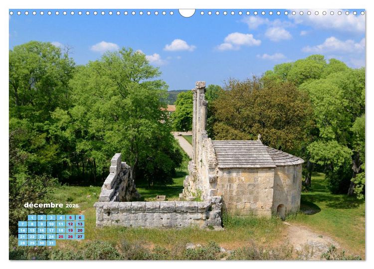 Produktbild: Chapelles historiques de Provence (Calendrier mural 2026 DIN A3 vertical), CALVENDO calendrier mensuel