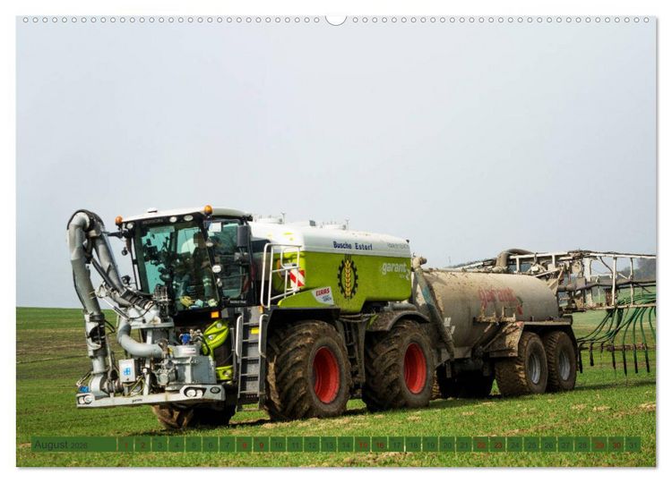 Produktbild: Landwirtschaft - G&uuml;lleausbringung (Wandkalender 2026 DIN A2 quer), CALVENDO Monatskalender