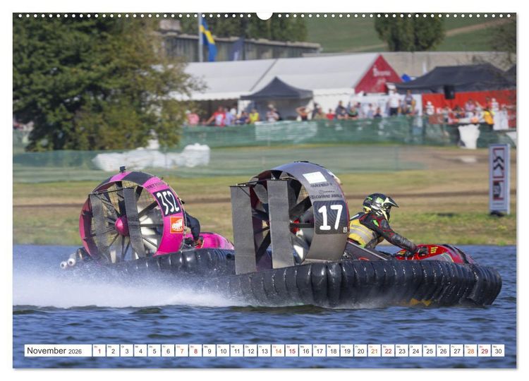Produktbild: Hovercraft Formel 1 Weltmeisterschaft (Wandkalender 2026 DIN A2 quer), CALVENDO Monatskalender