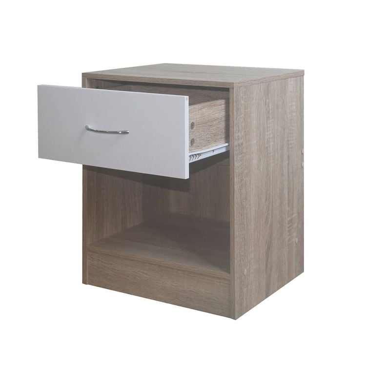 Produktbild: HTI-Living Nachttisch 2er Set Thekla 4050 Sonoma Wei&szlig; Nachttisch 2er Set Thekla 4050 Sonoma Wei&szlig;