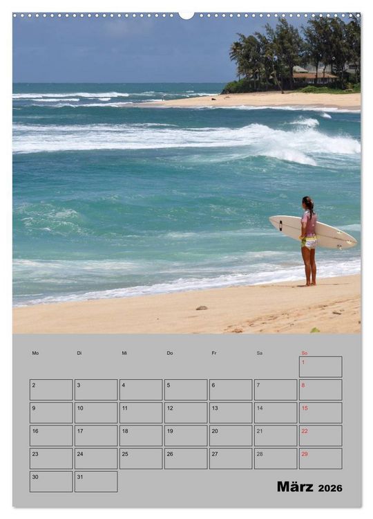 Produktbild: Hawaii - Land of Aloha (Wandkalender 2026 DIN A2 hoch), CALVENDO Monatskalender