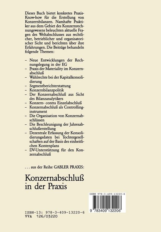 Produktbild: Konzernabschlu&szlig; in der Praxis