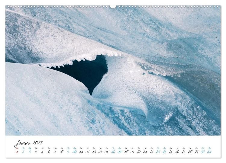Produktbild: Eiswelten Morteratsch (hochwertiger Premium Wandkalender 2027 DIN A2 quer), Kunstdruck in Hochglanz