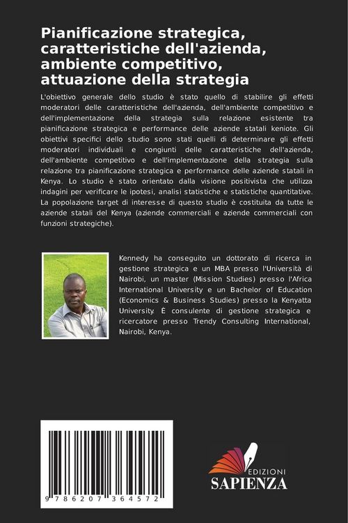 Produktbild: Pianificazione strategica, caratteristiche dell'azienda, ambiente competitivo, attuazione della strategia
