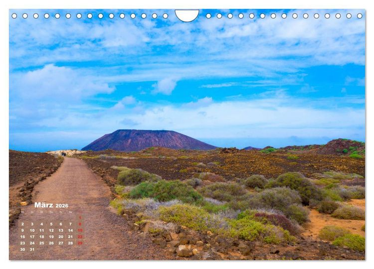 Produktbild: Lanzarote - Land der schwarzen Erde (Wandkalender 2026 DIN A4 quer), CALVENDO Monatskalender