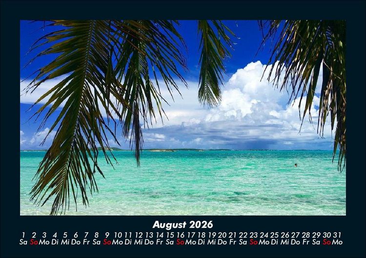Produktbild: Karibik 2026 Fotokalender DIN A5