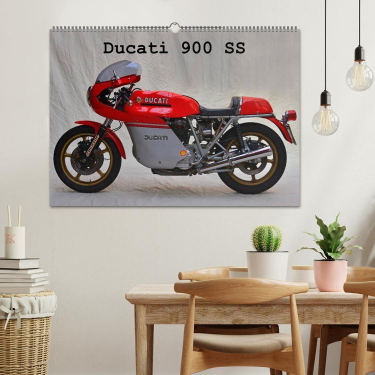 Produktbild: Ducati 900 SS (Wandkalender 2026 DIN A2 quer), CALVENDO Monatskalender