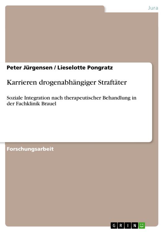Produktbild: Karrieren drogenabh&auml;ngiger Straft&auml;ter