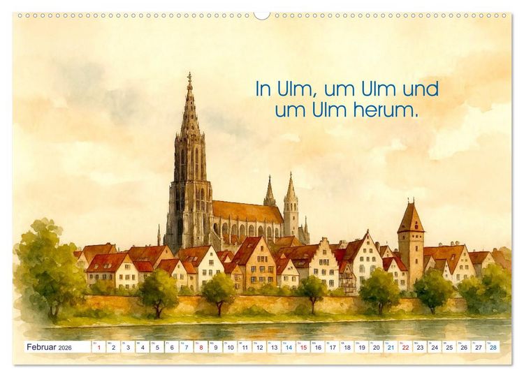 Produktbild: Zackige Zungenbrecher (hochwertiger Premium Wandkalender 2026 DIN A2 quer), Kunstdruck in Hochglanz