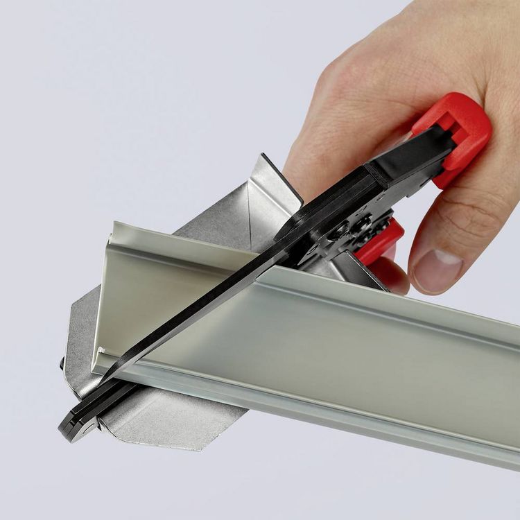 Produktbild: Knipex 95 02 21 Kunststoffschere Geeignet f&uuml;r (Abisoliertechnik) Kabelkan&auml;le 4mm