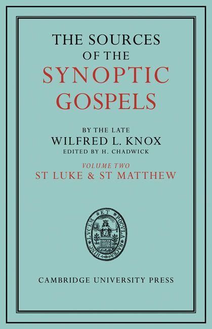 Produktbild: The Sources of the Synoptic Gospels