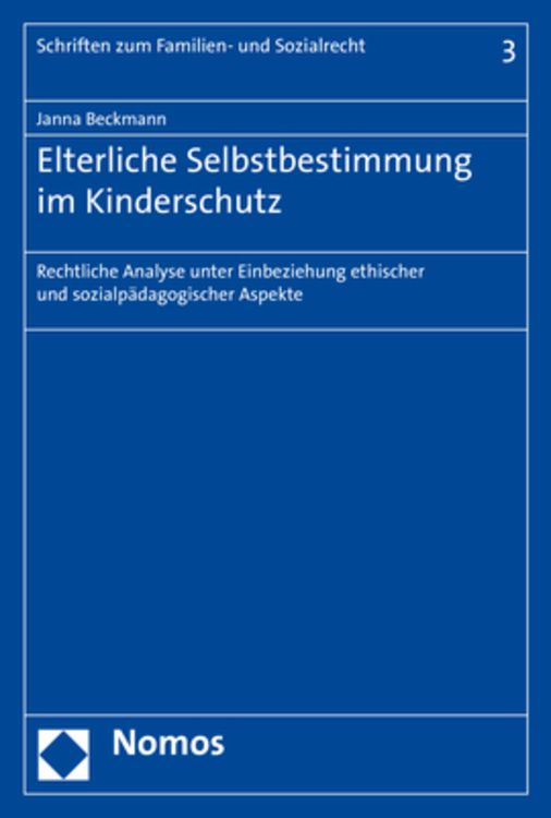 Produktbild: Elterliche Selbstbestimmung im Kinderschutz