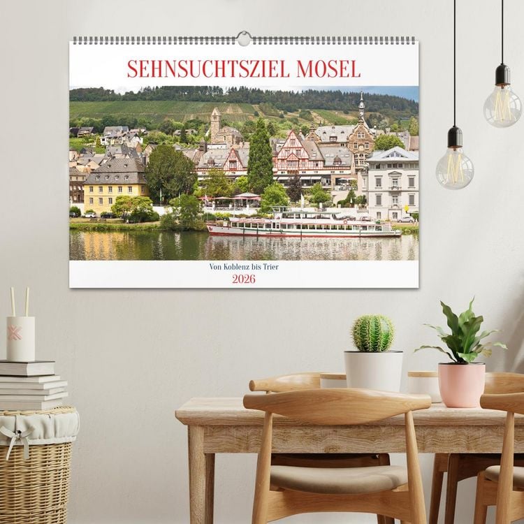 Produktbild: Sehnsuchtsziel Mosel (Wandkalender 2026 DIN A2 quer), CALVENDO Monatskalender