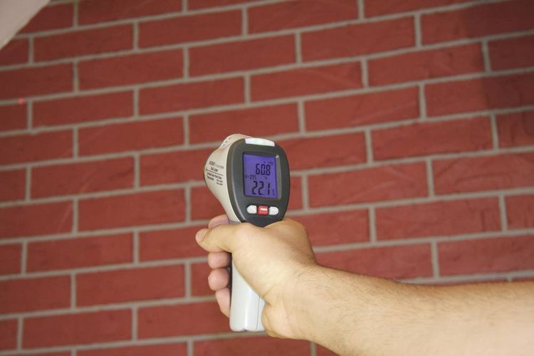 Produktbild: VOLTCRAFT IR-SCAN-350RH/2 Infrarot-Thermometer Optik 20:1 -50 - +380 &deg;C Pyrometer, Taupunktscanner