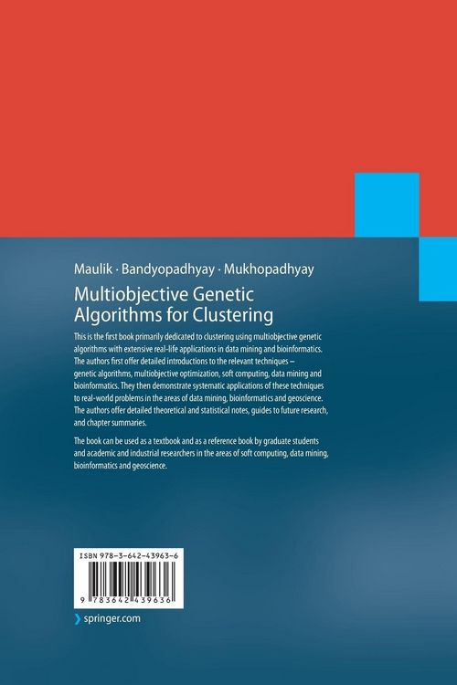 Produktbild: Multiobjective Genetic Algorithms for Clustering