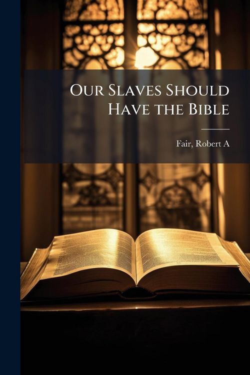 Produktbild: Our Slaves Should Have the Bible